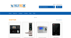 Desktop Screenshot of fingertecuk.com